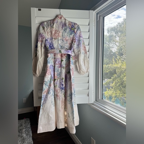 Zimmermann DAWNING BUTTONED MIDI DRESS - Picture 3 of 7